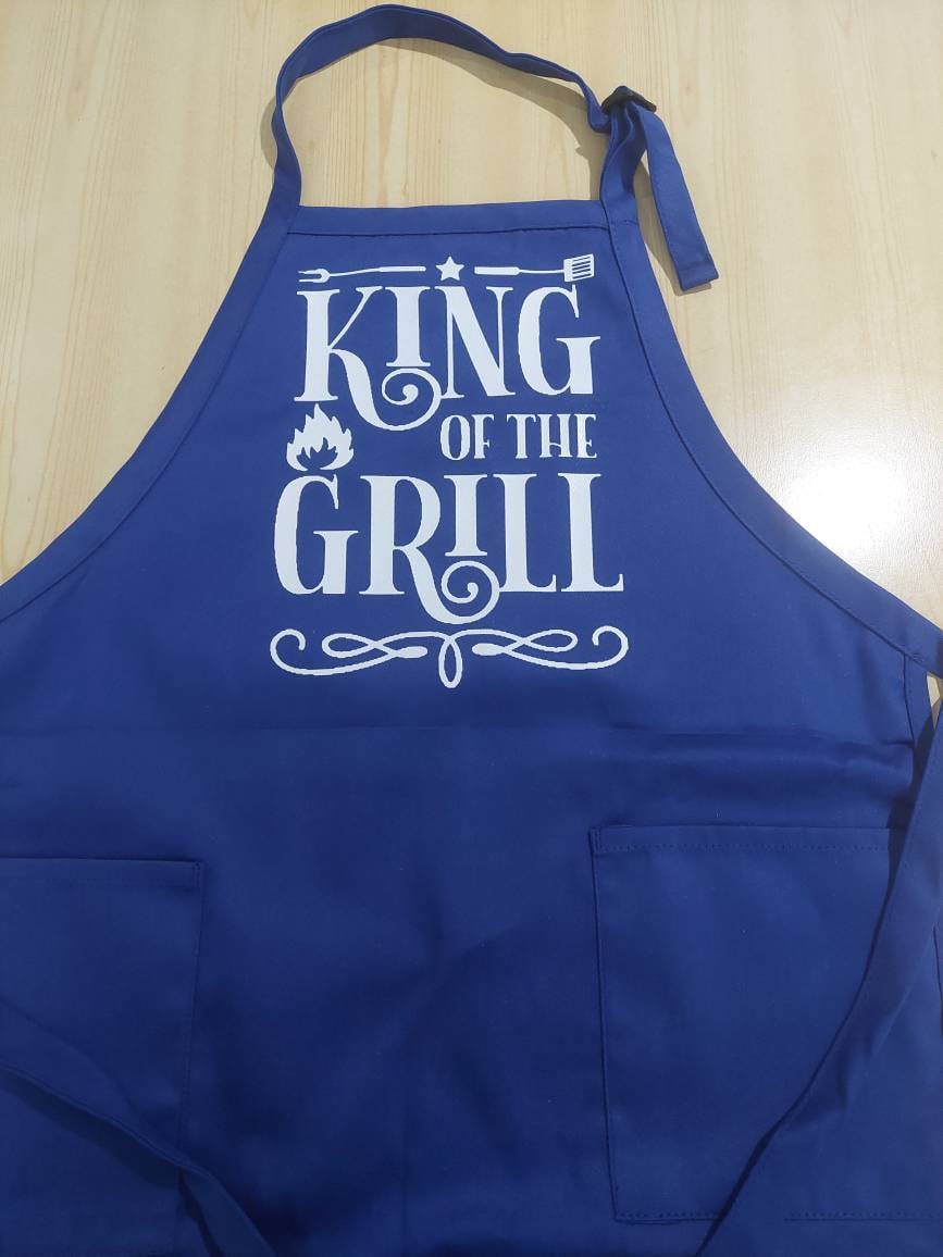 King of the Grill Apron | BBQ Master Gift