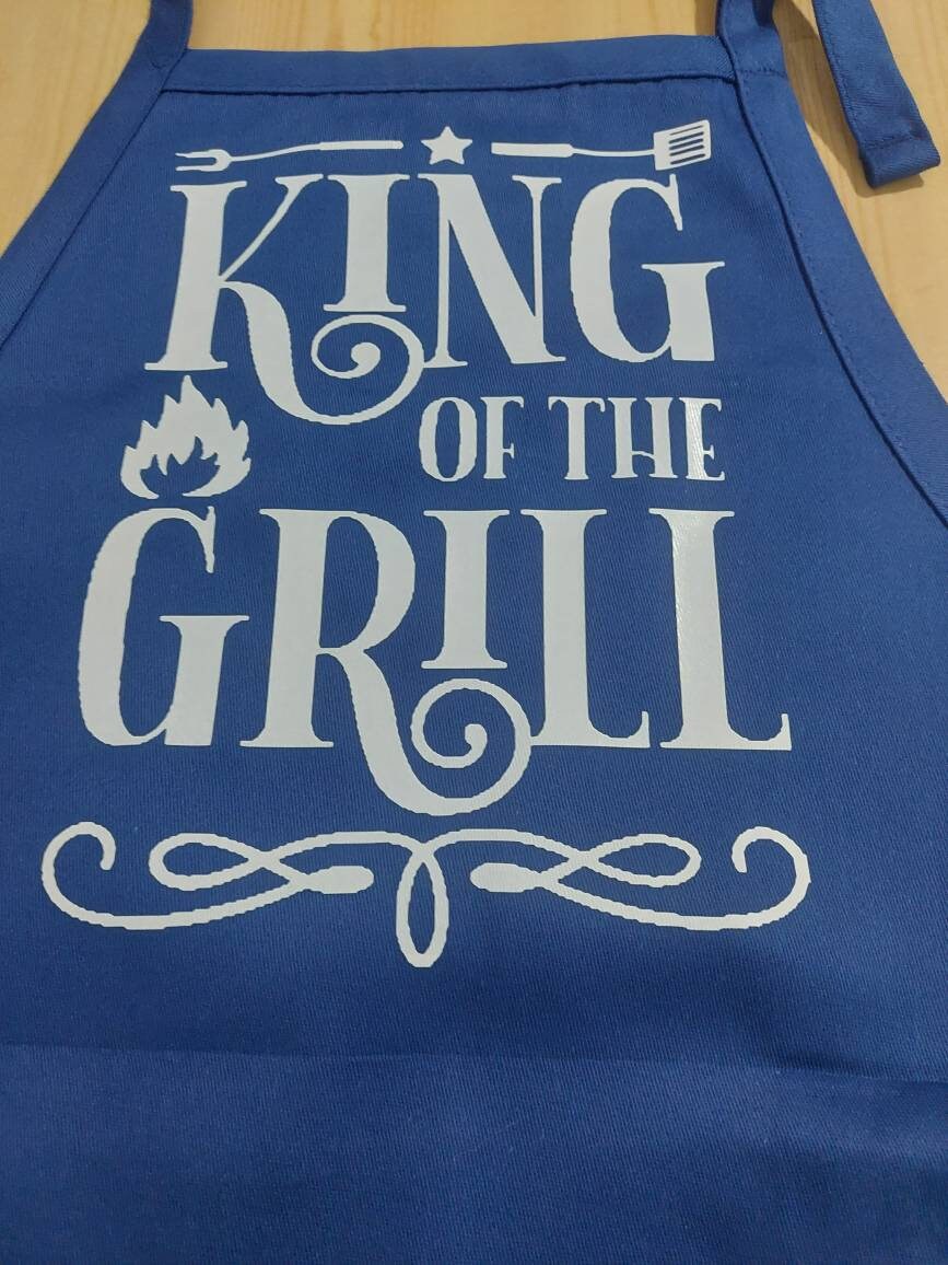 King of the Grill Apron | BBQ Master Gift