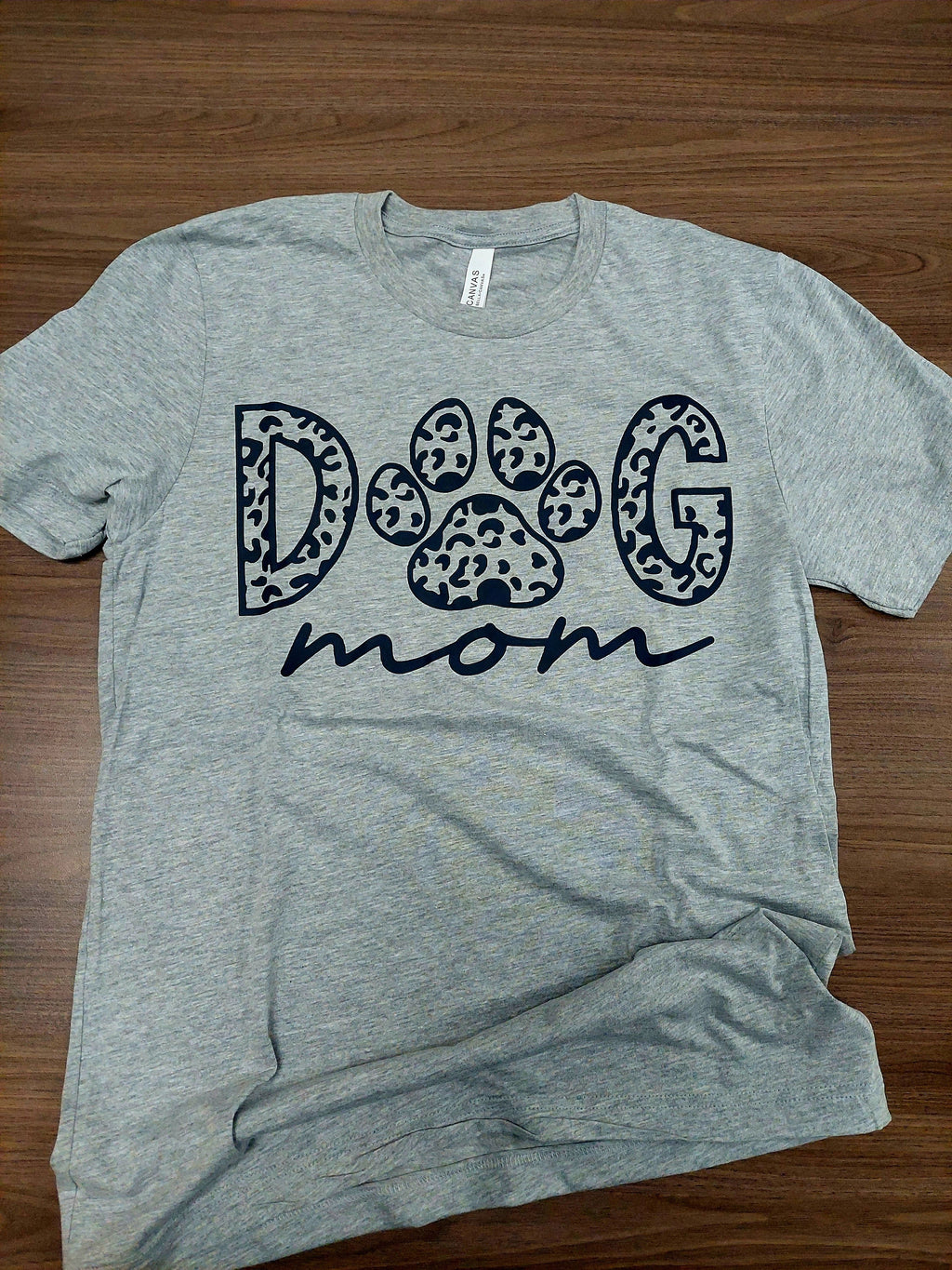 Dog Mom Leopard Print Tee or Sweatshirt
