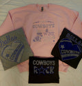 Dallas Cowboy Rhinestone Tshirt/Crewneck Sweatshirt