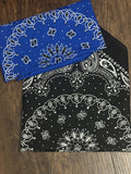 Rhinestone Bandana: Cotton Biker Headwrap
