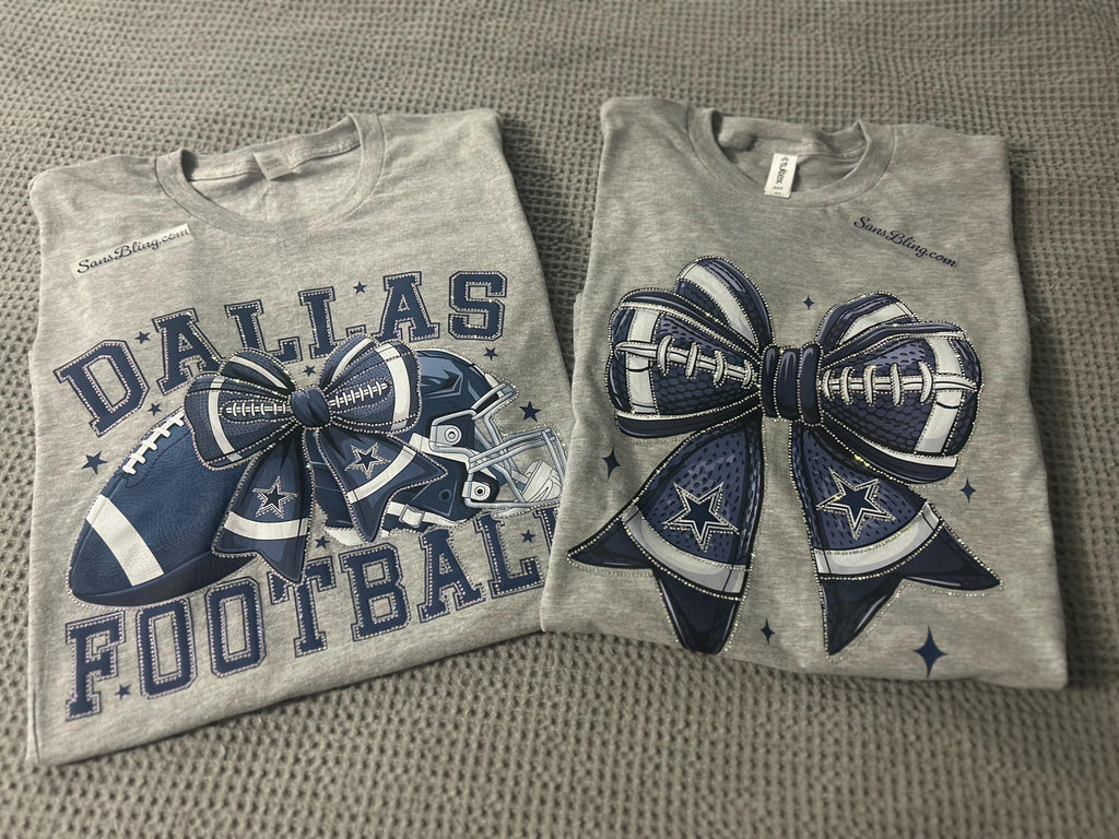 Dallas Football Rhinestone Tshirt