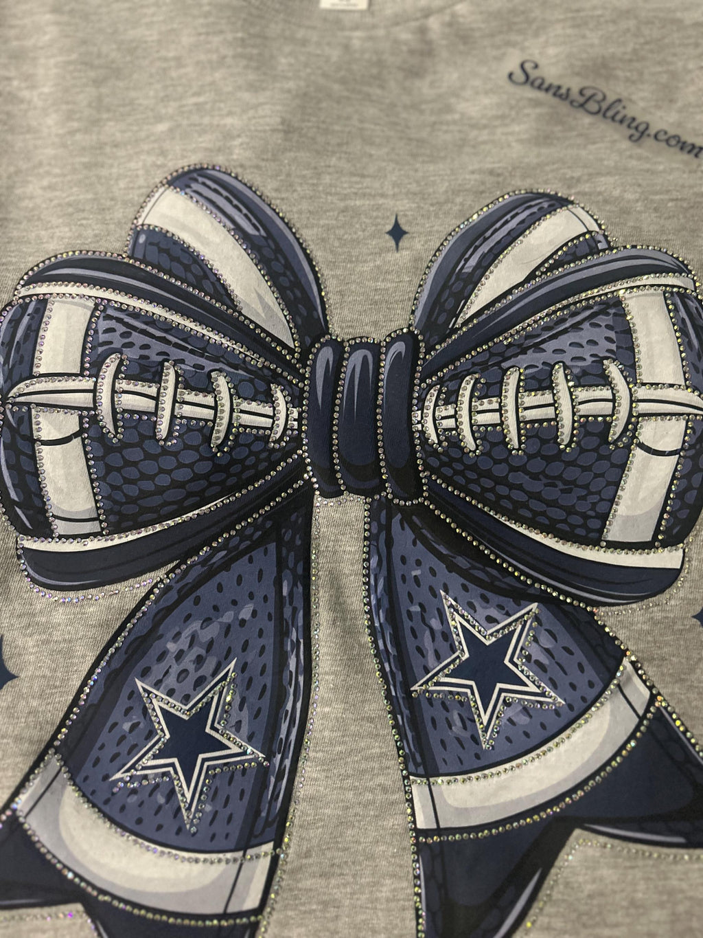 Dallas Football Rhinestone Tshirt