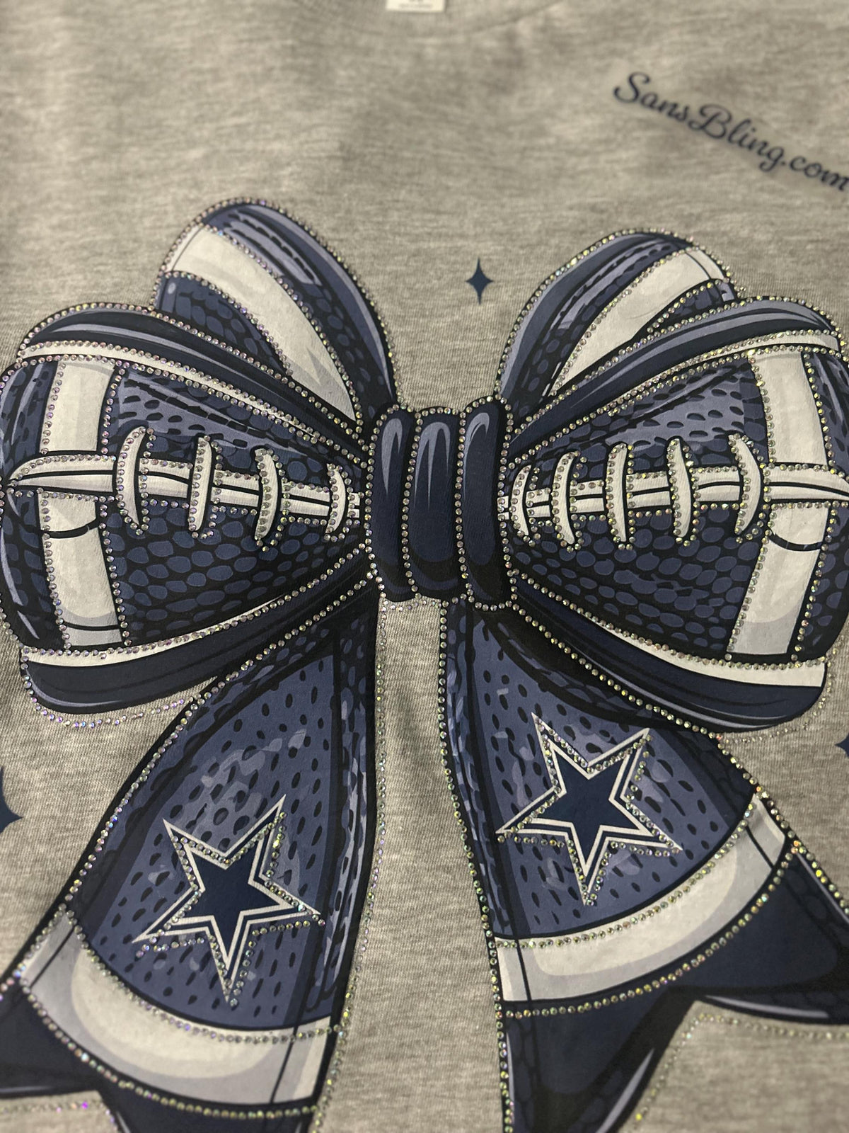 Dallas Football Rhinestone Tshirt
