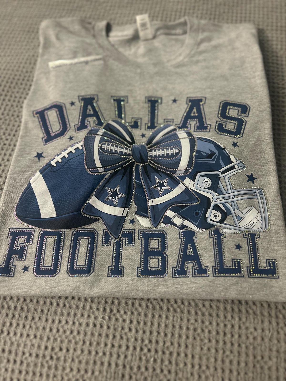 Dallas Football Rhinestone Tshirt