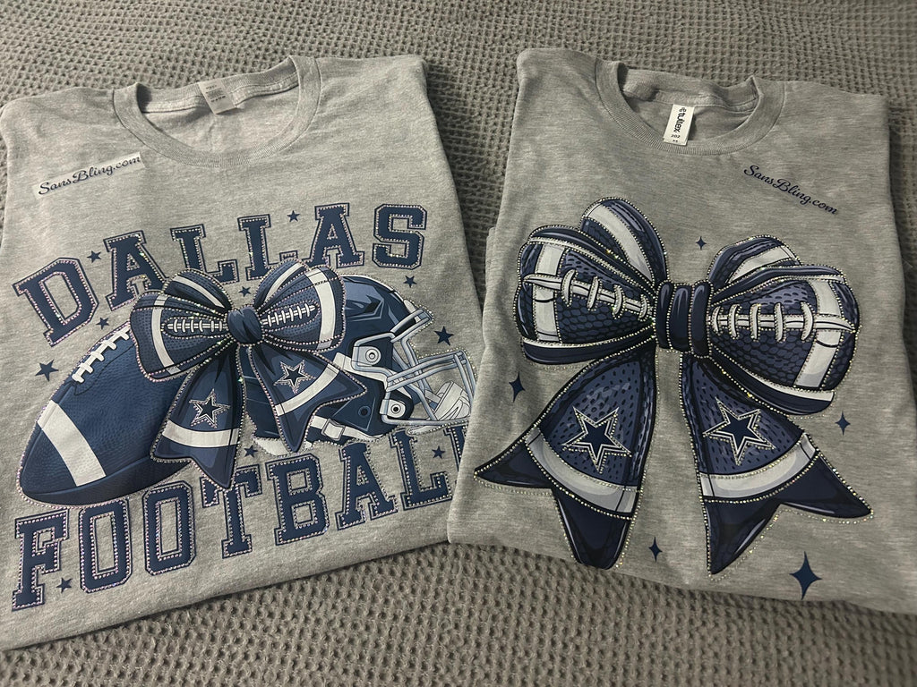 Dallas Football Rhinestone Tshirt