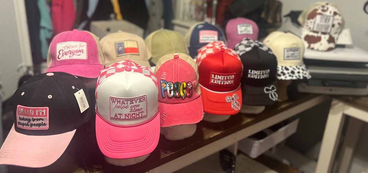 Limited Edition Trucker Cap | Embroidered Rhinestone Patch