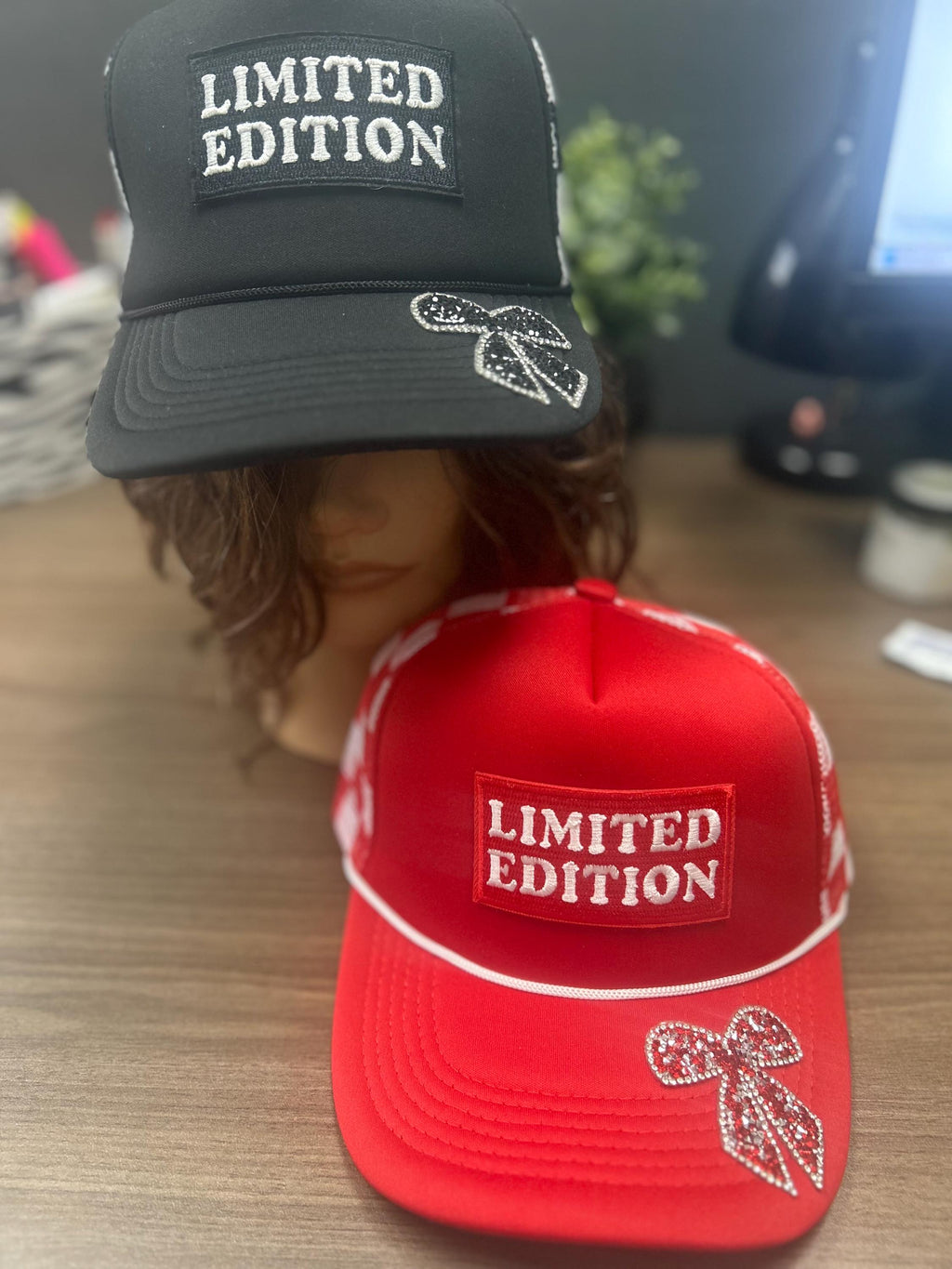 Limited Edition Trucker Cap | Embroidered Rhinestone Patch