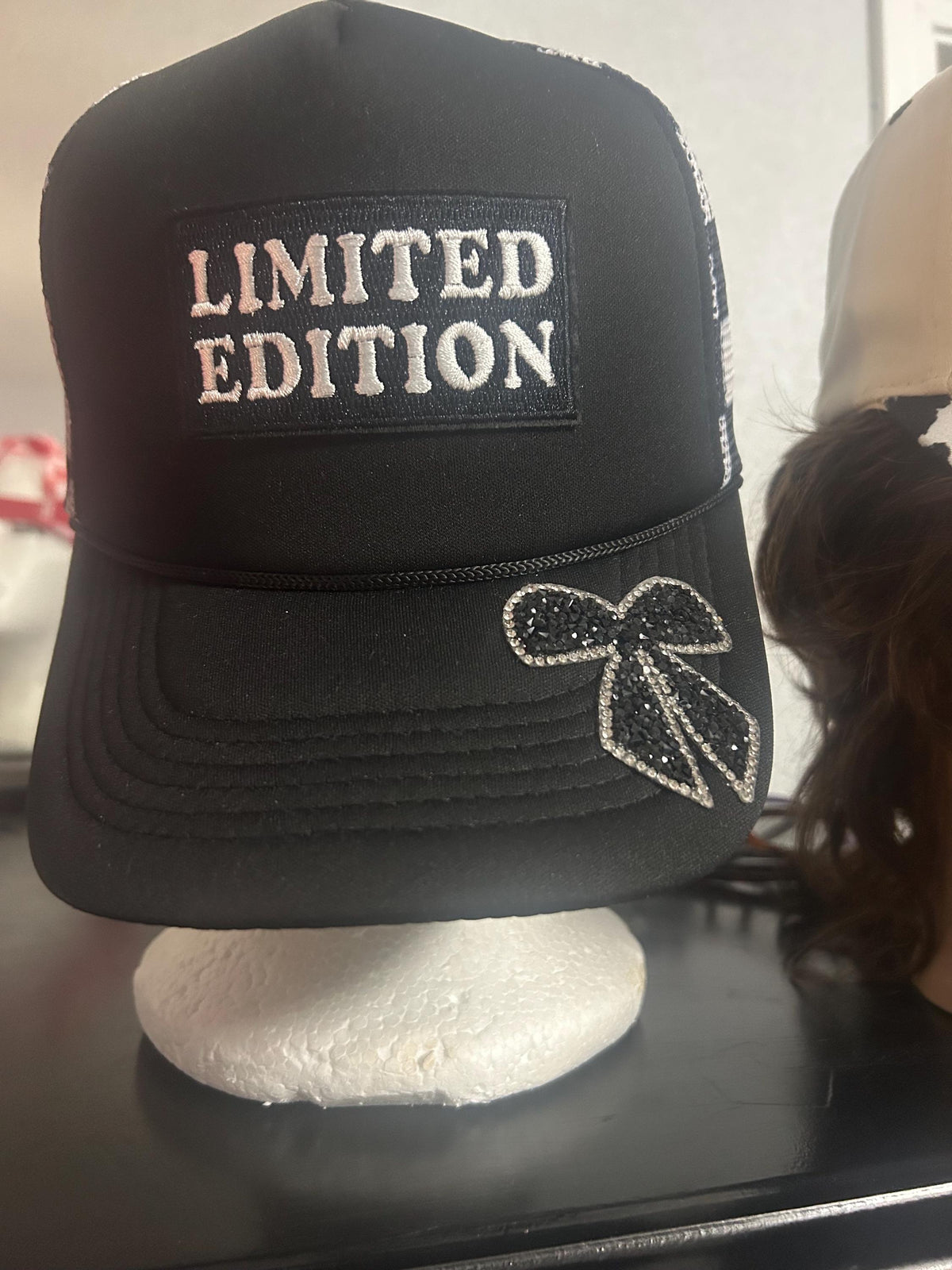 Limited Edition Trucker Cap | Embroidered Rhinestone Patch
