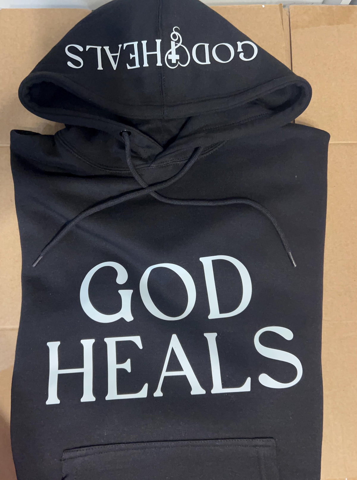 Custom Christian Hoodie | God Heals w/verse | unisex style |  Gift