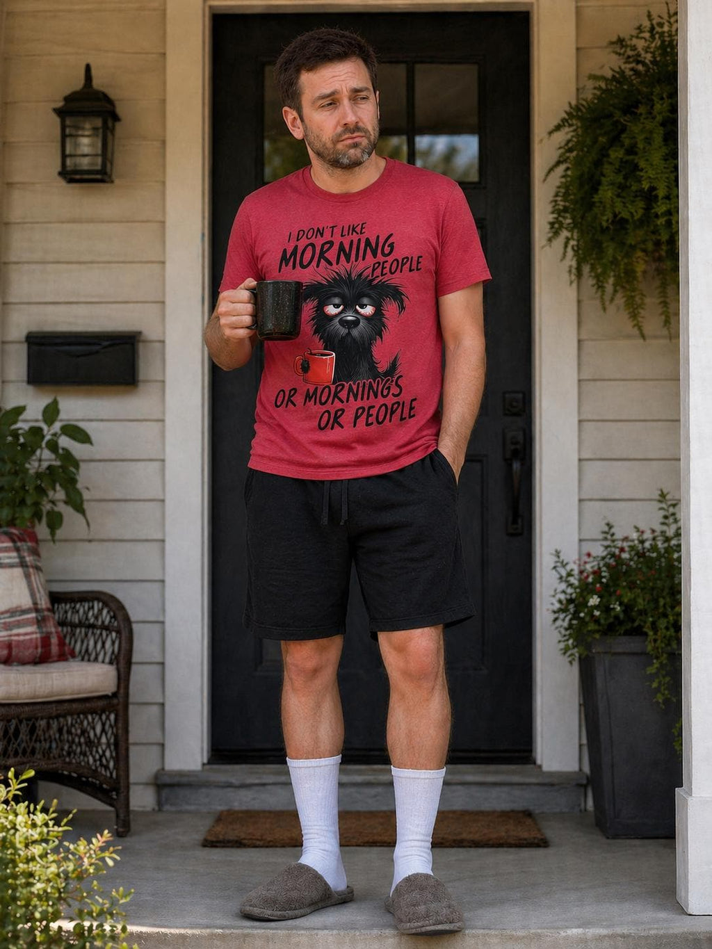 Graphic Tshirt | I Don't Like Mornings Or People