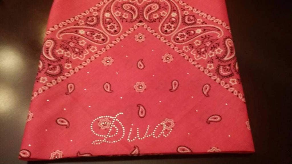 Bandana's W/ Bling Rhinestone Headband Workout Head gear